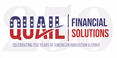 Logo for Quail Financial Solutions, celebrating 250 years of American innovation and spirit.